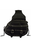 STUDDED TOURING LEATHER BAG