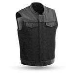 49/51 DENIM, MEN'S TEXTILE VEST