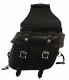 LEATHER SADDLE BAGS