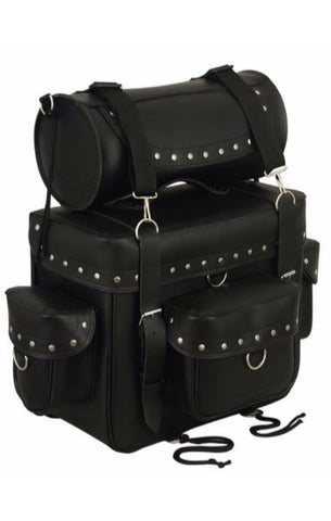 SISSY BAR & ROLL LEATHER BAGS