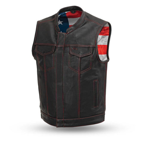 BORN FREE Club Style Leather Vest