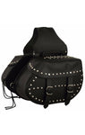 STUDDED TOURING LEATHER BAG